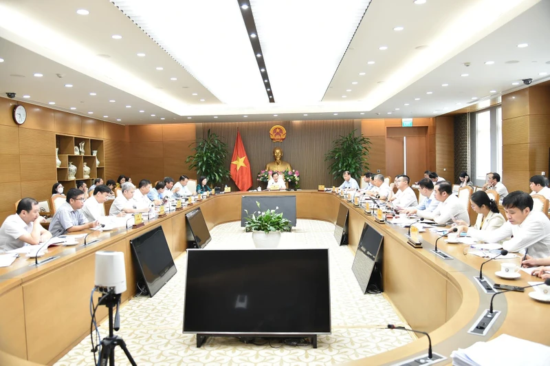 Quang cảnh cuộc họp. (Ảnh: VGP)