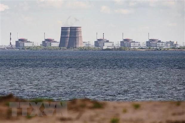 Toàn cảnh nhà máy điện hạt nhân Zaporizhzhia. (Ảnh: AFP/TTXVN) 