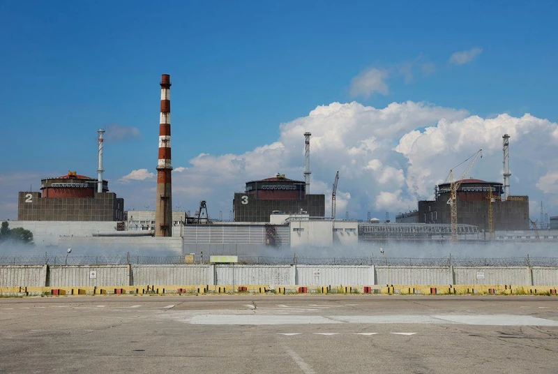 Nhà máy điện hạt nhân Zaporizhzhia ở Ukraine. (Ảnh: Reuters)