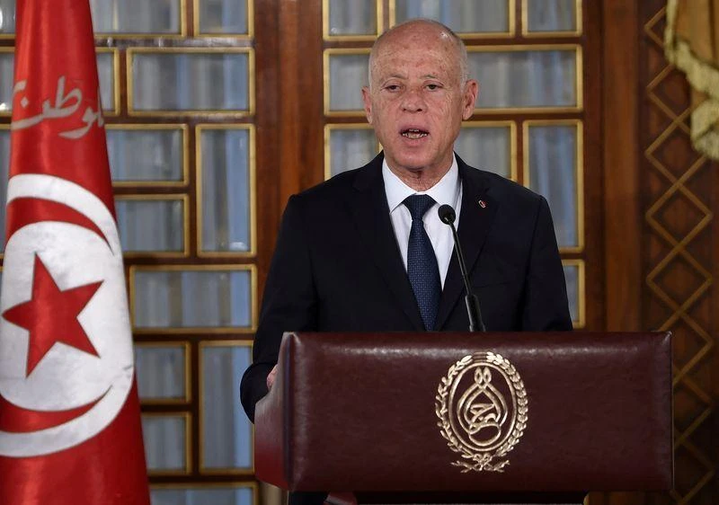 Tổng thống Tunisia Kais Saied. (Ảnh: REUTERS) 