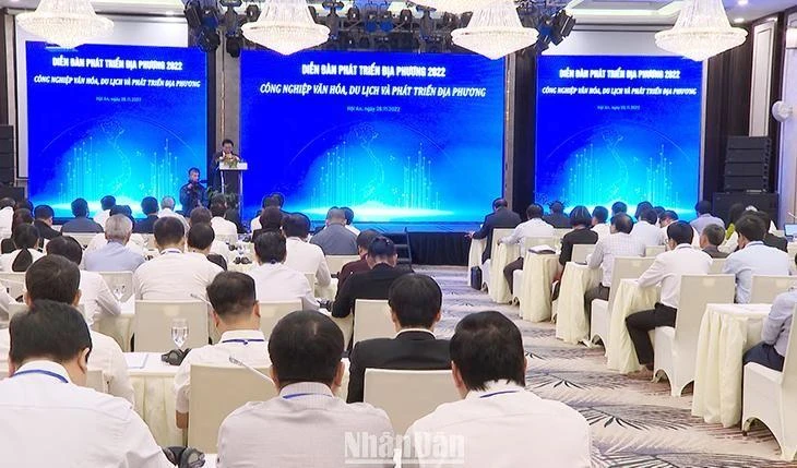 Quang cảnh Diễn đàn Phát triển địa phương 2022.