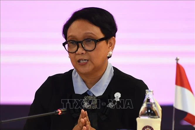 Ngoại trưởng Indonesia Retno Marsudi. Ảnh: AFP/TTXVN