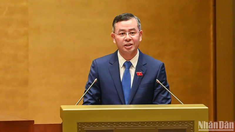 Tổng Kiểm toán Nhà nước Ngô Văn Tuấn. (Ảnh: DUY LINH) 