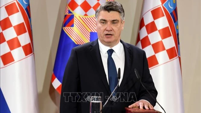 Tổng thống Croatia Zoran Milanovic. (Ảnh tư liệu: AFP/TTXVN) 