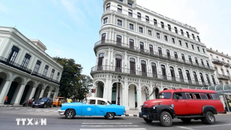 Quang cảnh đường phố tại La Habana, Cuba. (Ảnh minh họa: THX/TTXVN)