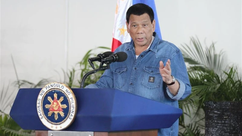 Cựu Tổng thống Philippines Rodrigo Duterte. (Ảnh: Xinhua)