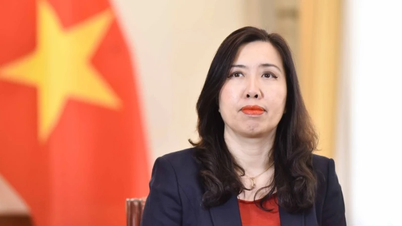 Thứ trưởng Ngoại giao Lê Thị Thu Hằng. (Ảnh: Bộ Ngoại giao)