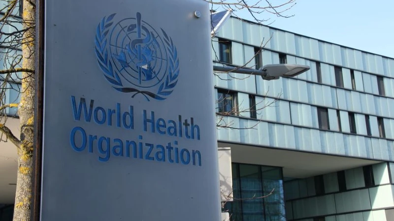 Quang cảnh bên ngoài trụ sở của Tổ chức Y tế thế giới (WHO) tại Geneva, Thụy Sĩ. (Ảnh: Xinhua) 