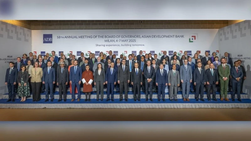Các đại biểu tham dự Hội nghị thường niên lần thứ 58 của Hội đồng Thống đốc ADB. (Ảnh: ADB) 