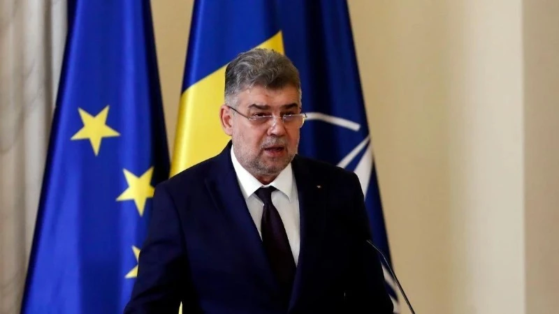 Thủ tướng Romania Marcel Ciolacu. (Ảnh: THX/TTXVN)
