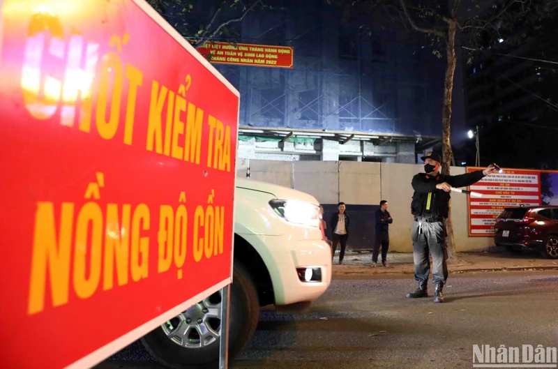 Trong năm 2022, đã có hơn 300 nghìn trường hợp vi phạm nồng độ cồn bị phát hiện và xử lý.