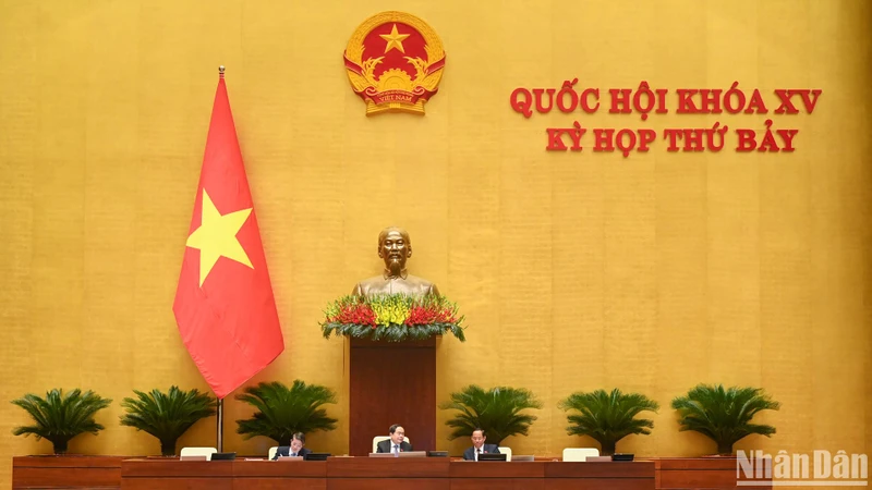 Quang cảnh phiên làm việc chiều 30/5. (Ảnh: DUY LINH)