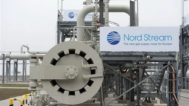 Hệ thống đường ống Nord Stream 1 (Dòng chảy phương Bắc 1), dẫn khí đốt từ Nga sang Đức qua biển Baltic, tại Lubmin, miền Đông Bắc Đức. (Ảnh: AFP/TTXVN)