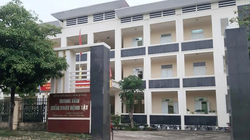 Trụ sở Trung tâm Kiểm soát bệnh tật tỉnh Hòa Bình.