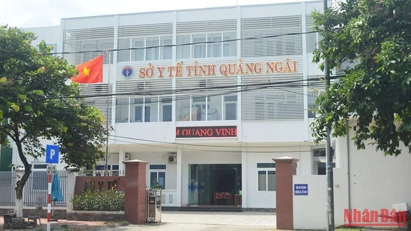 Trụ sở Sở Y tế tỉnh Quảng Ngãi.