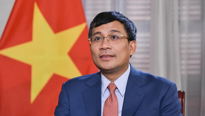 Thứ trưởng thường trực Ngoại giao Nguyễn Minh Vũ. (Ảnh: Bộ Ngoại giao)