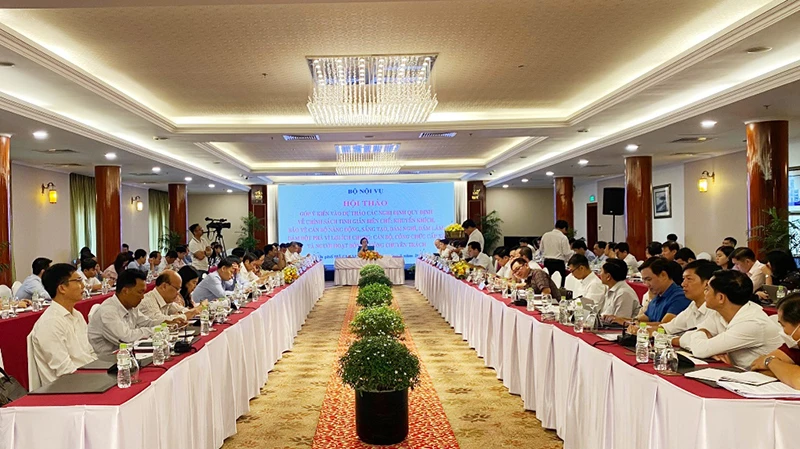 Quang cảnh hội nghị.