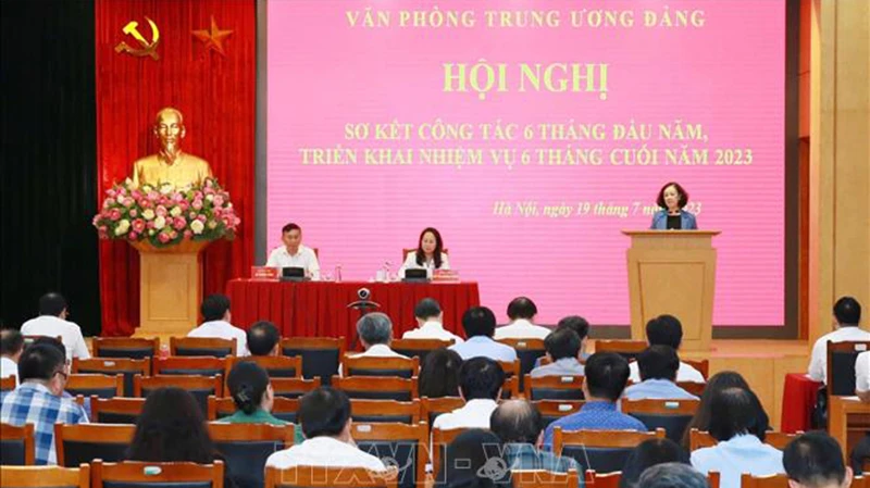 Quang cảnh hội nghị. (Ảnh: Phương Hoa/TTXVN)