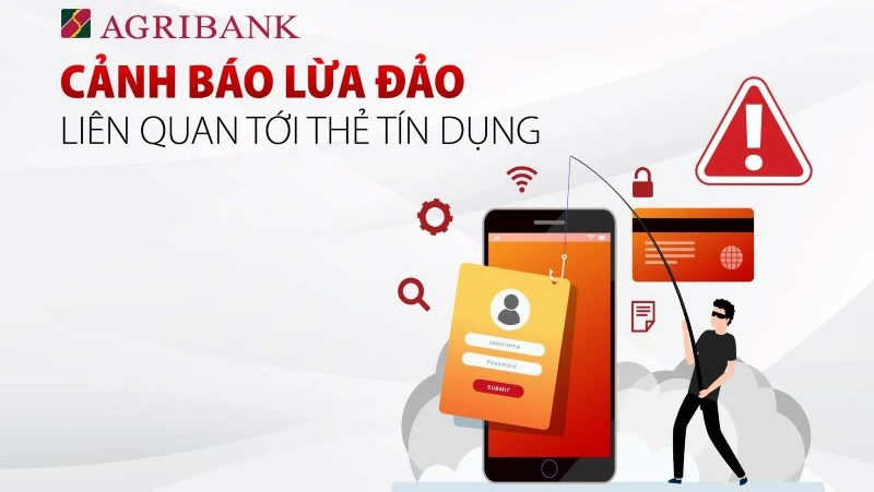 Agribank cảnh báo lừa đảo.