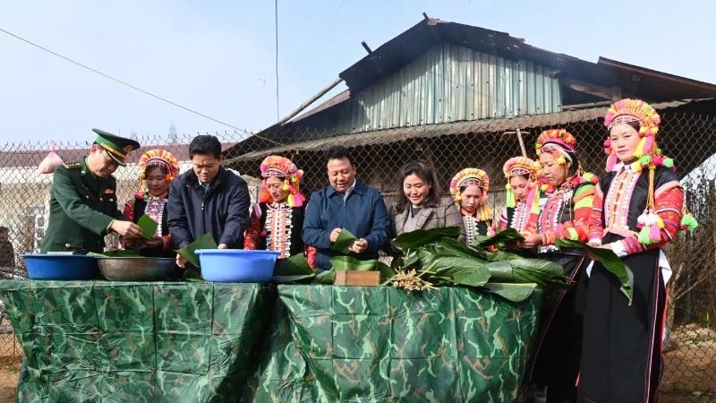 “Xuân Biên phòng ấm lòng dân bản” là hoạt động được Bộ đội Biên phòng Lai Châu thường niên hướng về đồng bào vùng biên giới.