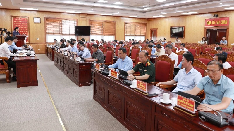 Ban Chấp hành Đảng bộ tỉnh Lai Châu họp cho ý kiến vào dự thảo đề án sắp xếp tinh gọn bộ máy.