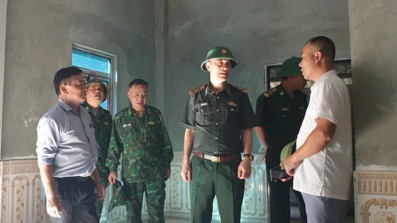 Ngôi nhà mới của người dân xã Ma Li Pho, huyện Phong Thổ do bộ đội biên phòng hỗ trợ xây dựng.