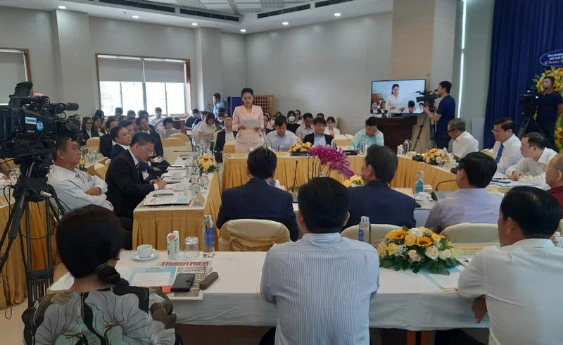 Quang cảnh Tọa đàm “Xây dựng thương hiệu quốc gia cho nông sản Việt”.