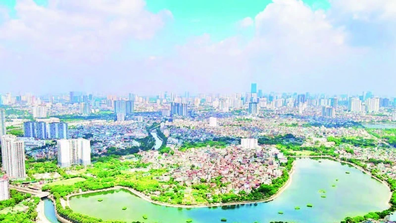 Việc sắp xếp đơn vị hành chính cấp xã sẽ giúp cho Hà Nội phát triển hiệu quả hơn. (Ảnh QUANG THÁI)