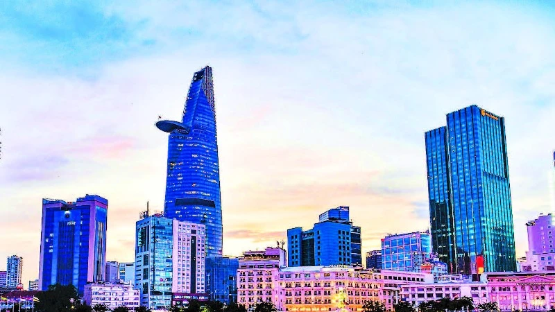 Khu vực trung tâm Quận 1 nằm trong ranh giới vị trí Trung tâm Tài chính quốc tế Thành phố Hồ Chí Minh. (Ảnh THÀNH ĐẠT)