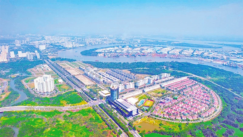 Một góc đô thị thành phố Thủ Đức. (Ảnh CTV)