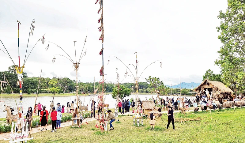 Lối vào không gian triển lãm.