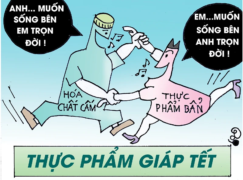 Ngăn chặn thực phẩm bẩn dịp Tết 