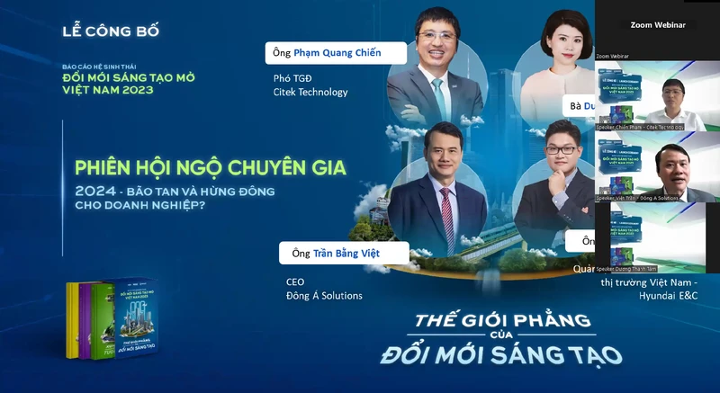 Lễ công bố trực tuyến thu hút nhiều doanh nghiệp tham gia thảo luận về xu hướng cho doanh nghiệp.