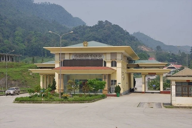 Cửa khẩu quốc tế Nậm Cắn, tỉnh Nghệ An.