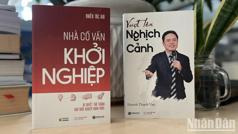 Bìa hai cuốn sách truyền cảm hứng khởi nghiệp.