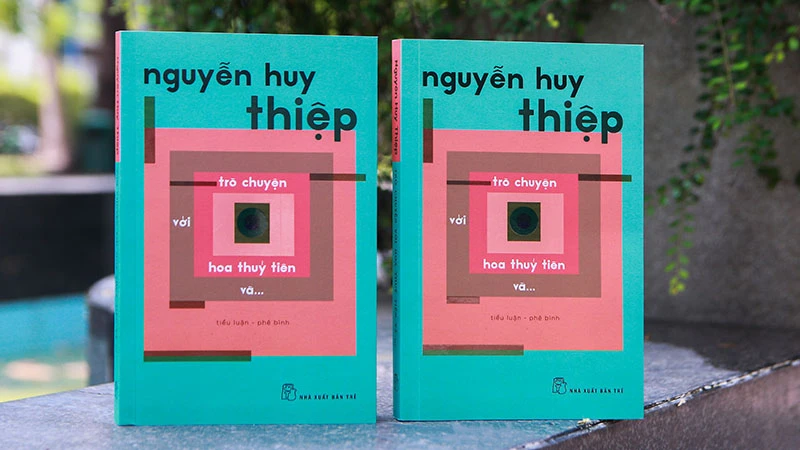 Bìa tập sách "Trò chuyện với hoa thủy tiên và..." của nhà văn Nguyễn Huy Thiệp. (Ảnh Nhà xuất bản Trẻ)