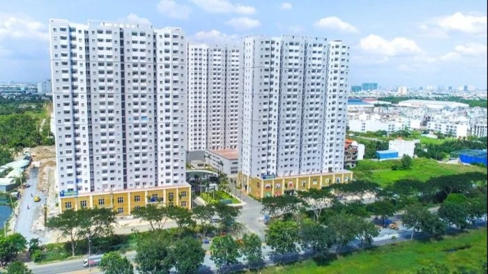 Khu nhà ở xã hội của Hoàng Quân tại huyện Bình Chánh