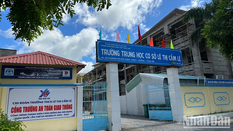 Năm học mới 2023-2024 này, tỉnh Bạc Liêu có thêm hàng trăm phòng học mới.