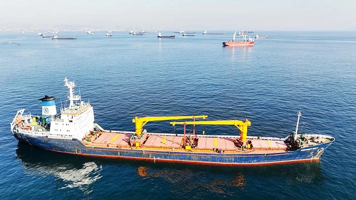 Hành lang vận chuyển ngũ cốc qua Biển Đen có vai trò quan trọng bảo đảm an ninh lương thực. Ảnh: REUTERS