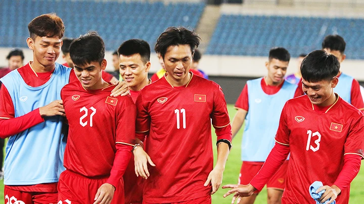 Đội tuyển Việt Nam đang có sự trẻ hóa nhanh chóng. Ảnh: VFF