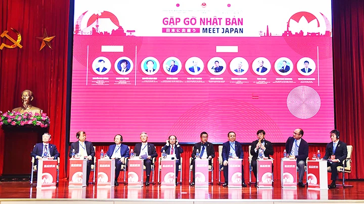 Các đại biểu tại tọa đàm xúc tiến thương mại và đầu tư Gặp gỡ Nhật Bản.