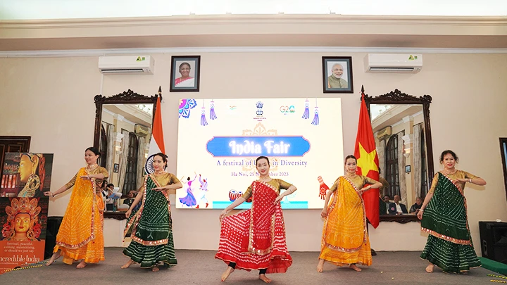 Loại hình múa cổ điển Kathak của Ấn Độ.