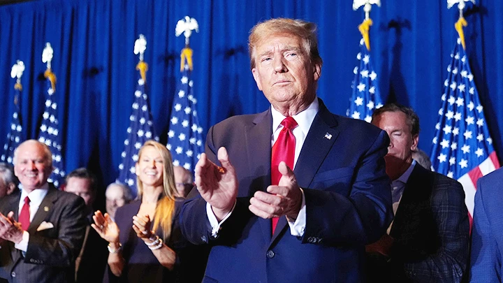 Cựu Tổng thống Donald Trump giành chiến thắng tại South Carolina. Ảnh: CNN