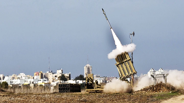 Hệ thống phòng thủ tên lửa Vòm sắt của Israel. Ảnh: GETTY IMAGES