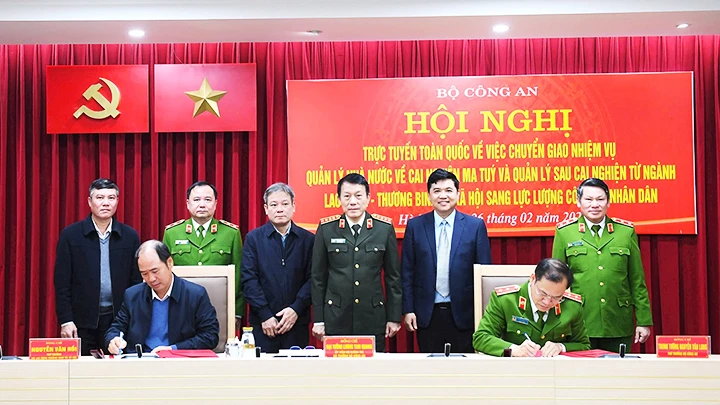Bộ Công an tiếp nhận công tác mới