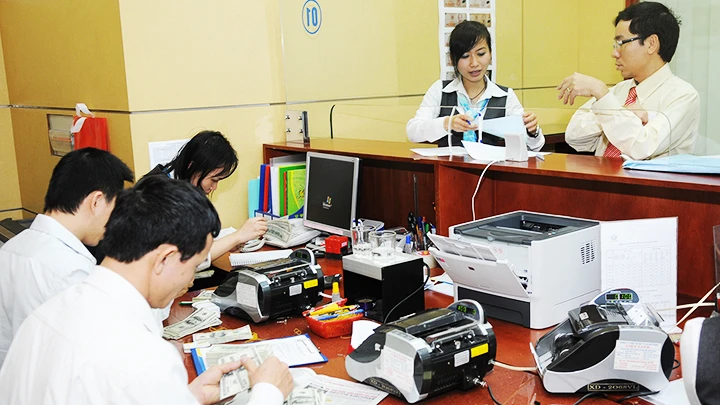 Tỷ giá chịu tác động mạnh mẽ do nhu cầu nhập khẩu hàng hóa của các doanh nghiệp. Ảnh: NAM HẢI