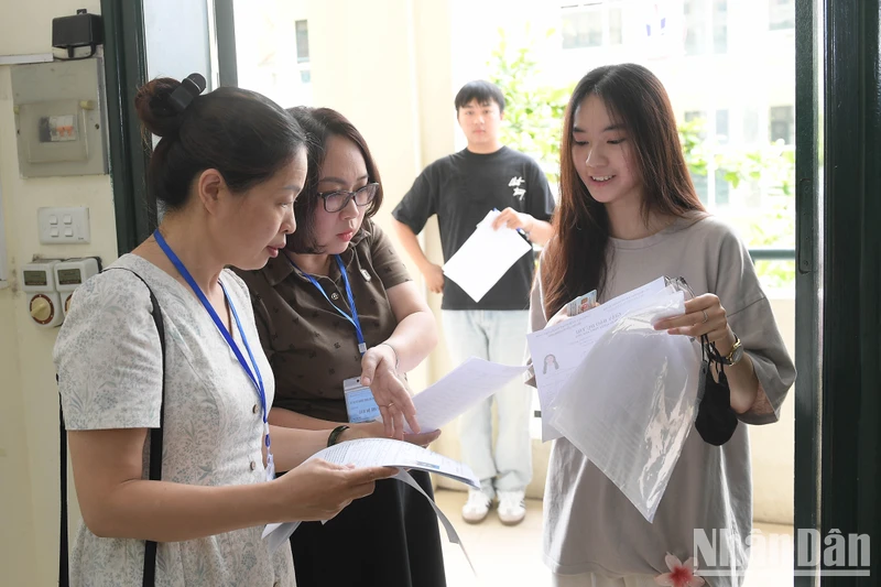 Tại Kỳ thi tốt nghiệp THPT năm 2024. (Ảnh: THÀNH ĐẠT)