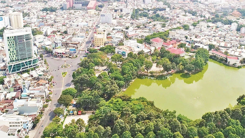  Một góc trung tâm thành phố Biên Hòa, tỉnh Đồng Nai.