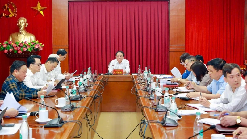 Ban Chỉ đạo phòng, chống tham nhũng, lãng phí, tiêu cực thành phố Hải Phòng tiến hành Phiên họp thứ 10 .