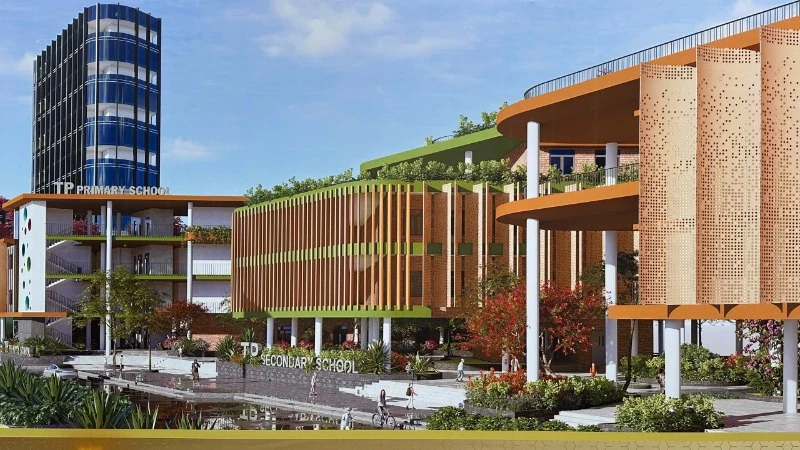 Phối cảnh Dự án Tổ hợp giáo dục Tiền Phong.